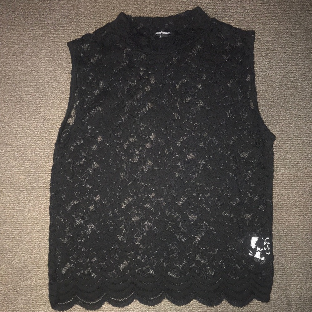 Black (see through) top